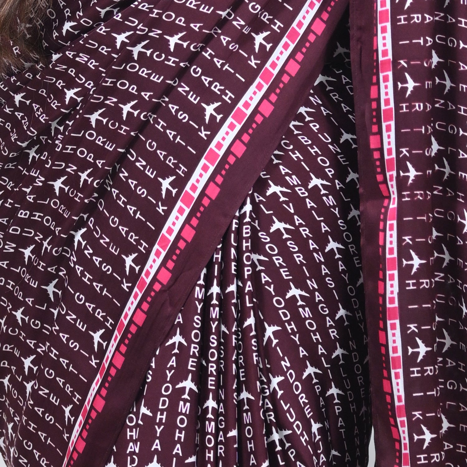 City Print Saree