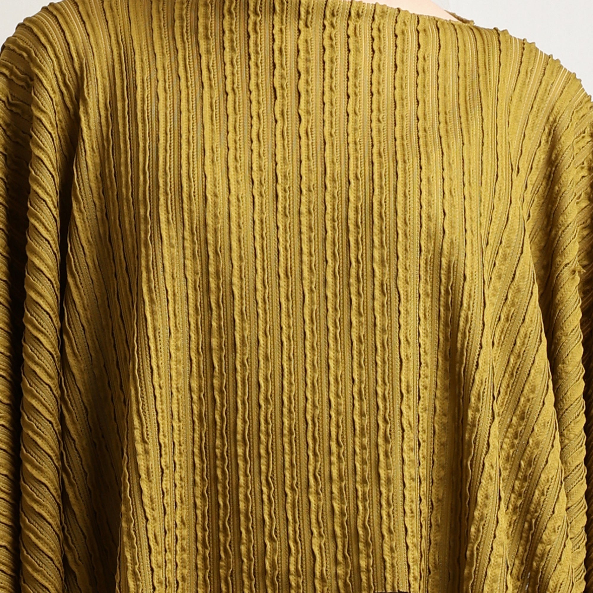 Green Lycra Textured Cape