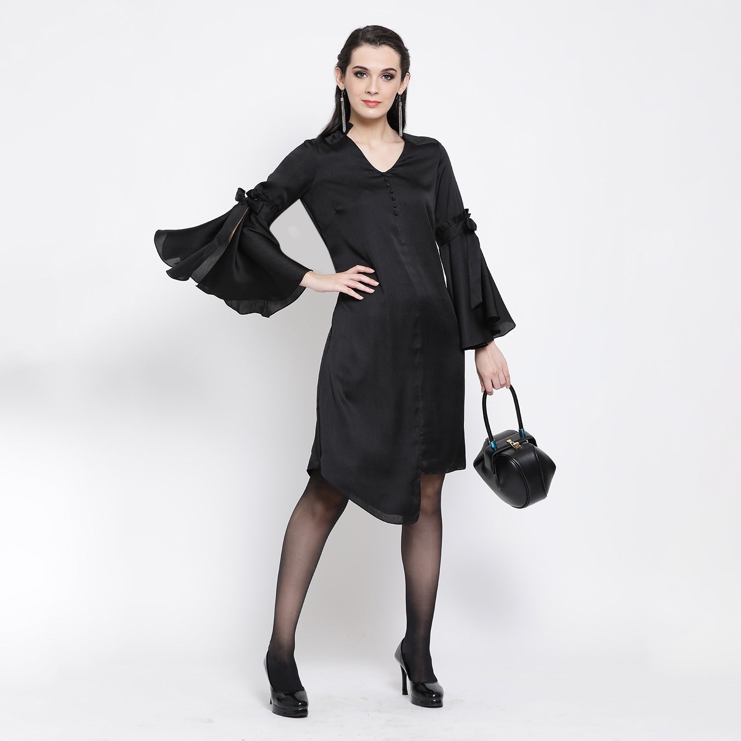 Buy Black Tunic for Female Officewear-1