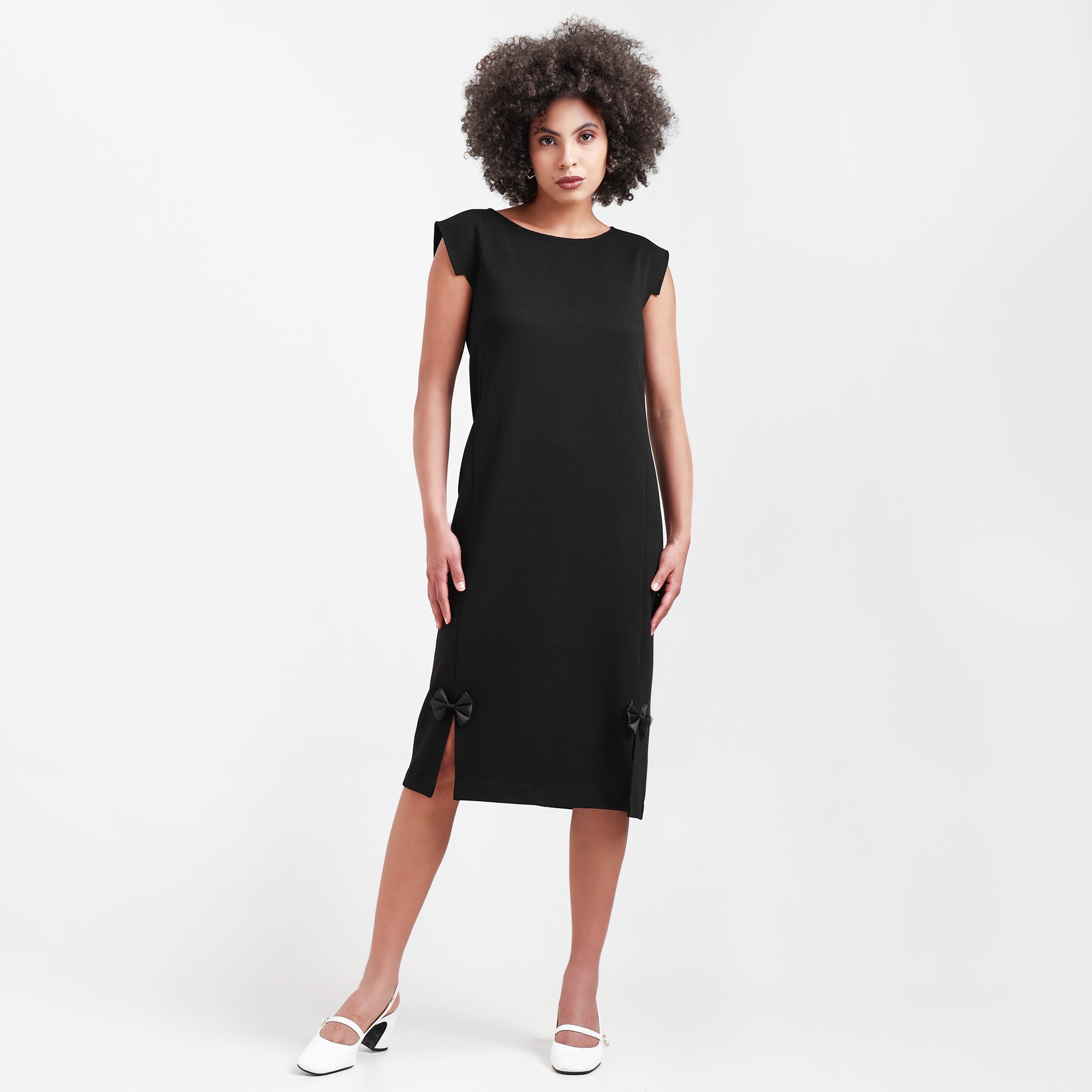 Black Textured Dress