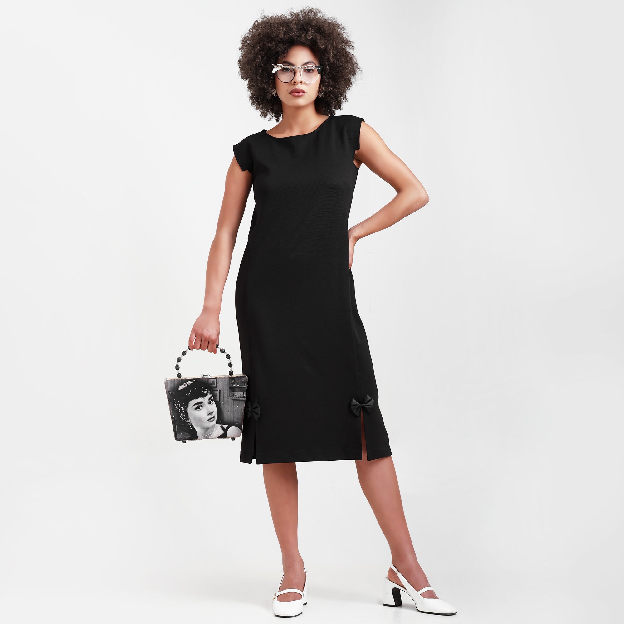 Black Textured Dress