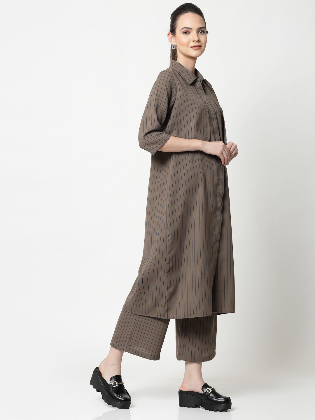 Buy Beige Long Dresses for Women-2