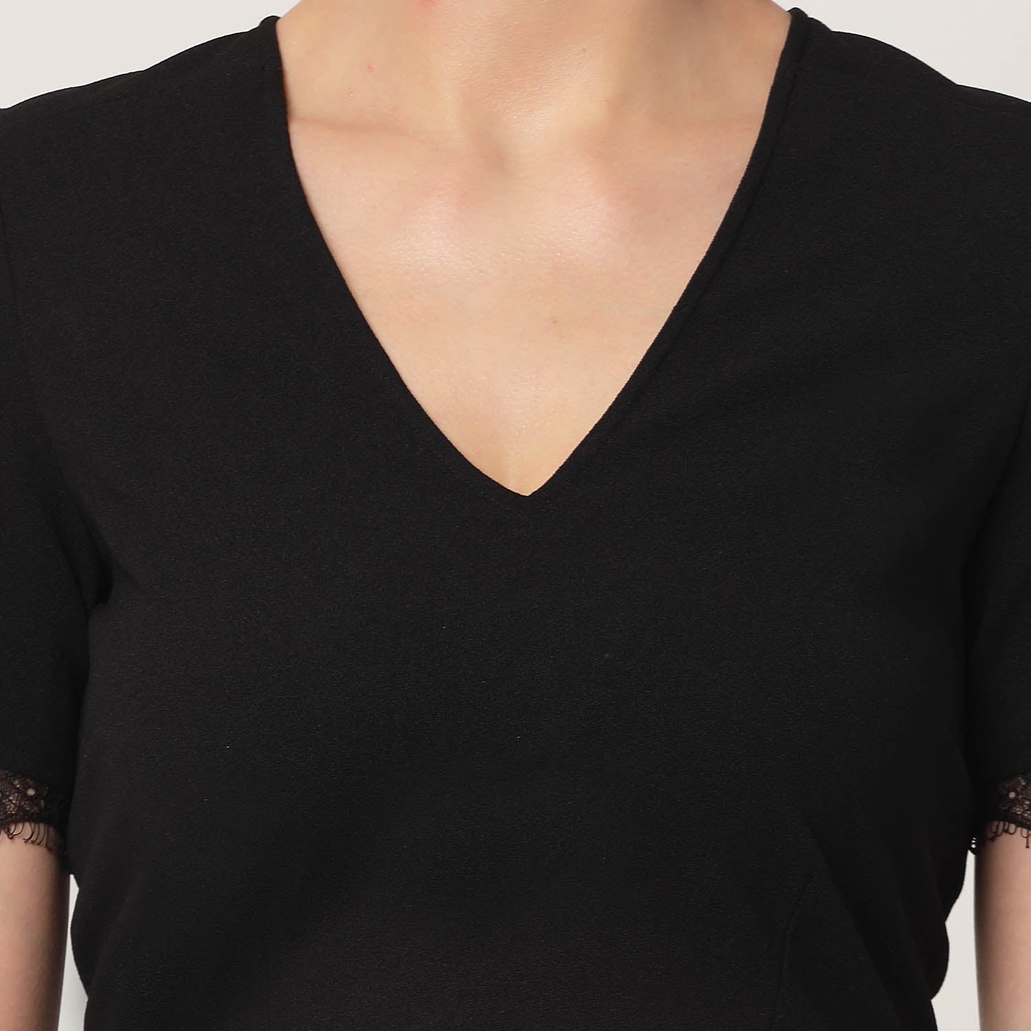 Black Blouse With French Lace,Complete your workwear saree look with our elegant blouses. Designed for comfort, style, and professionalism.