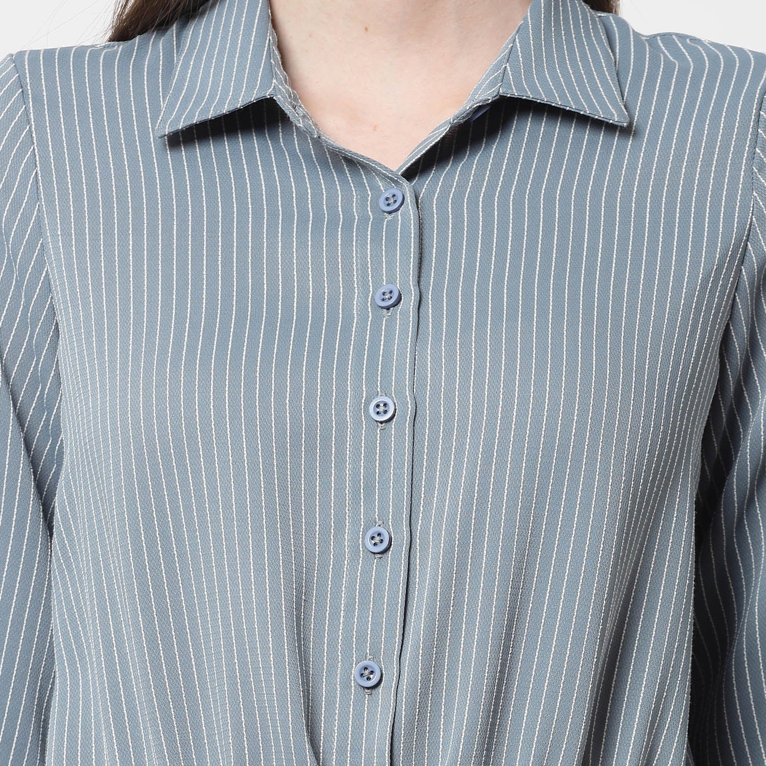 Buy Blue Shirt Tunic for Women-5