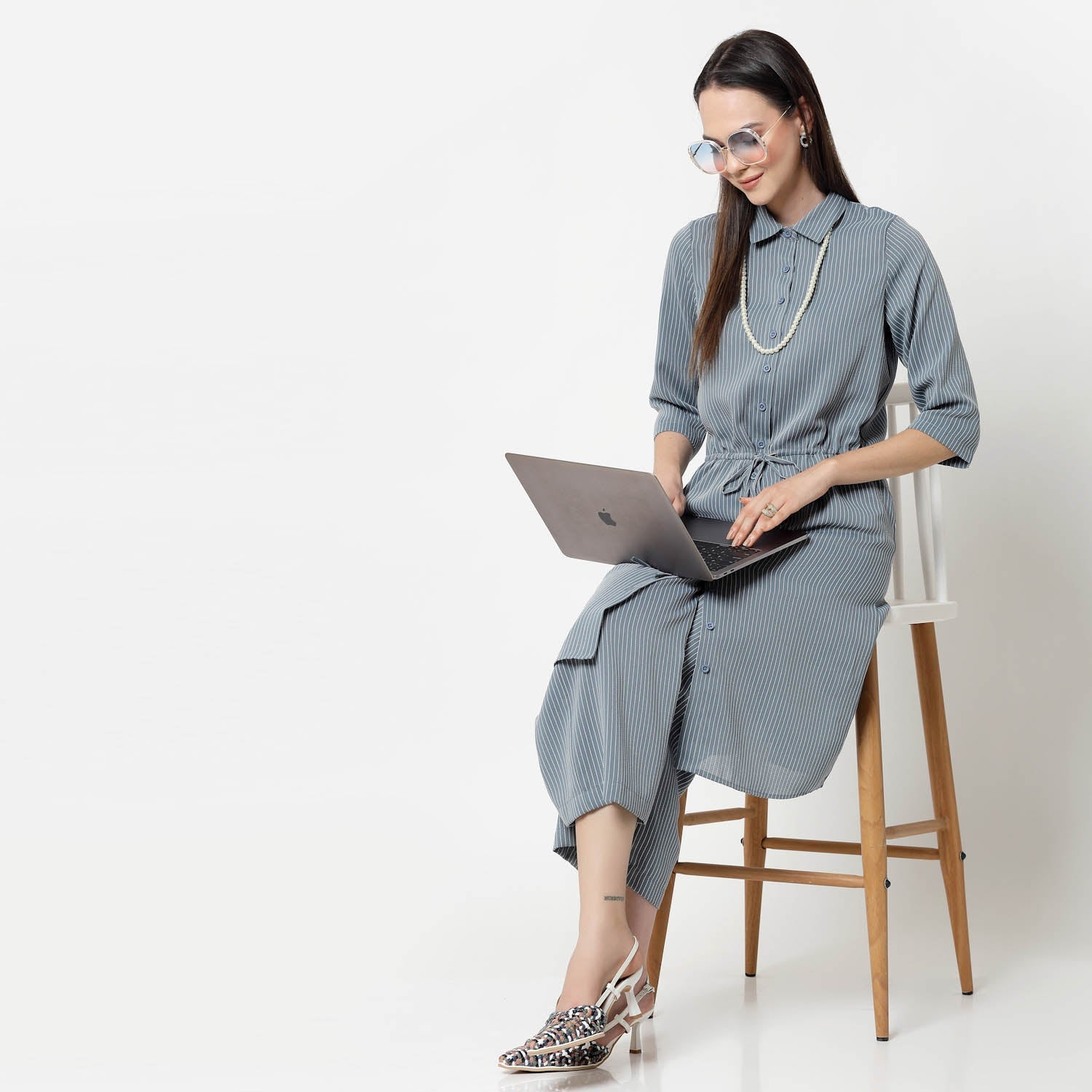 Buy Blue Shirt Tunic for Women