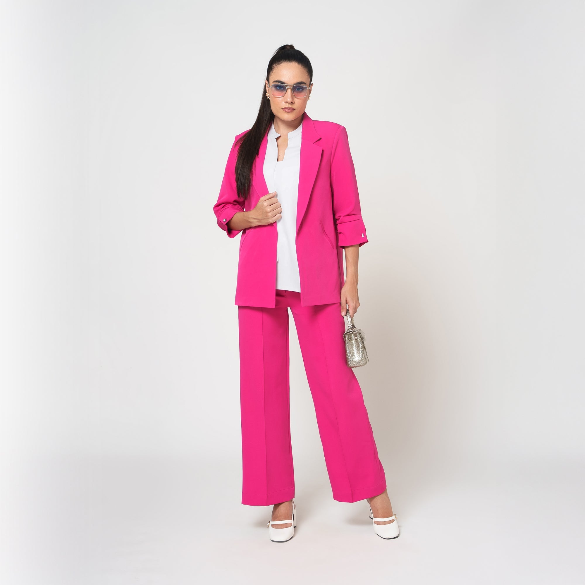 Pink Jacket With Cufflinks