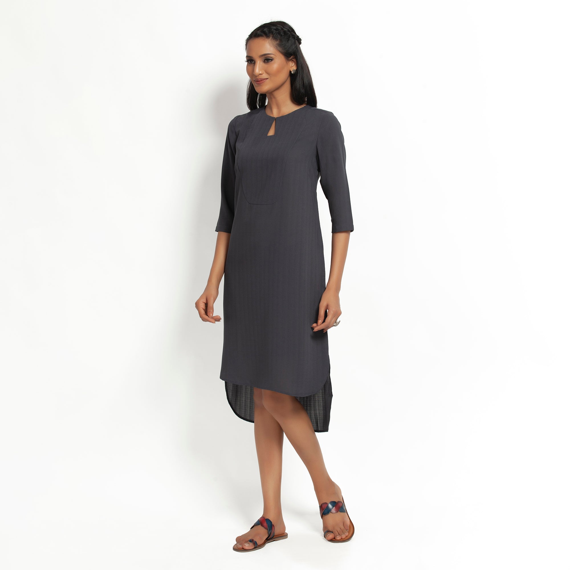 Buy Dark Grey Tunic for Women-1