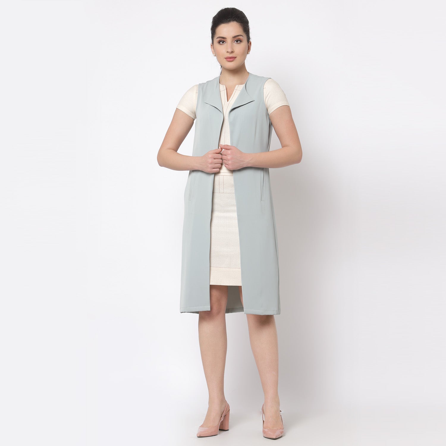 Knee Length Jacket for Women