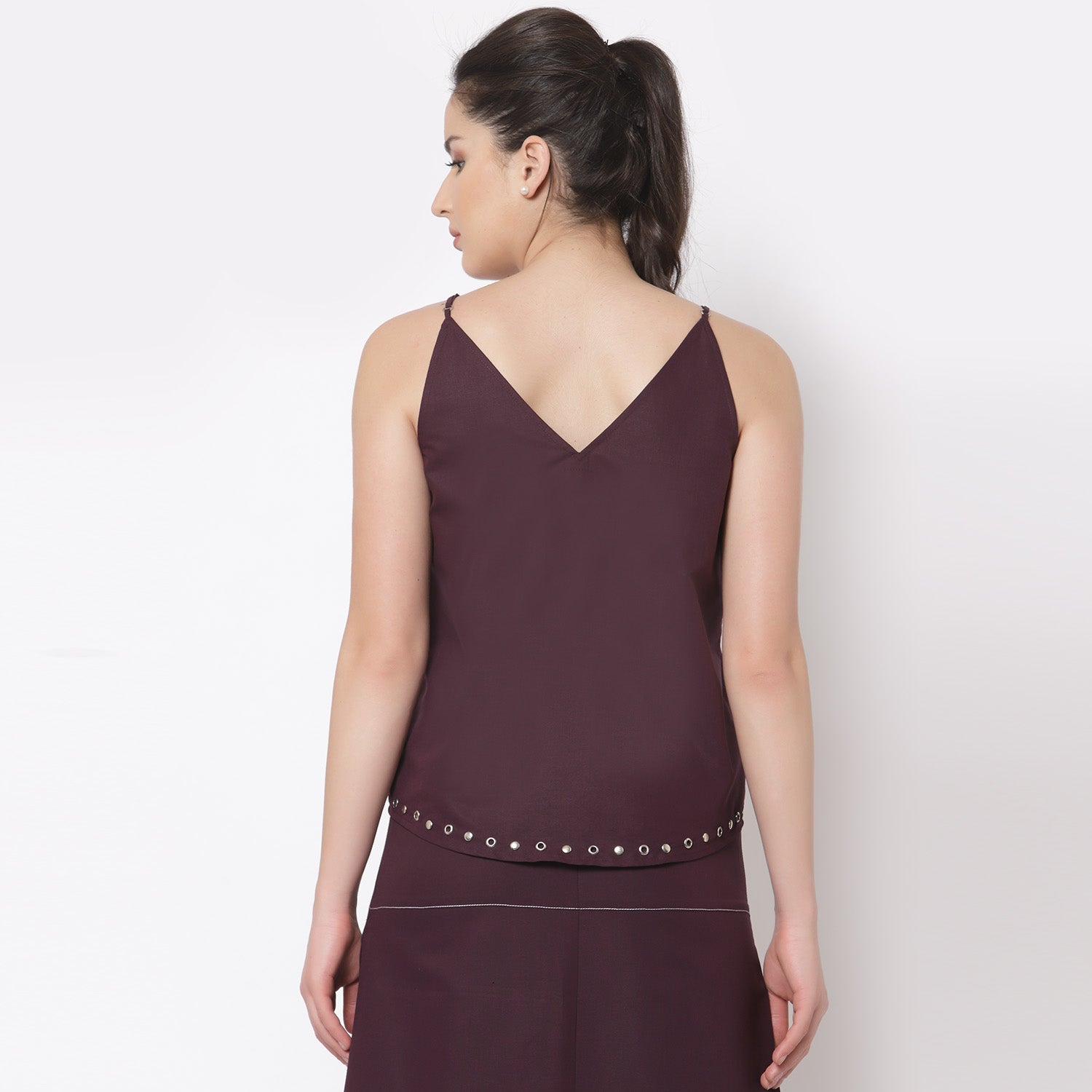 Buy Purple Spaghetti Top for Women-2