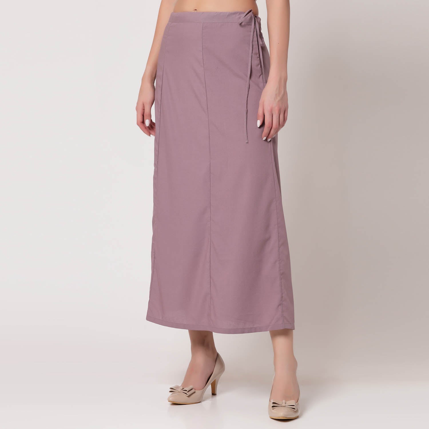 Lavender Petticoat, Comfortable Petticoats for Sarees—Office-Ready Essentials