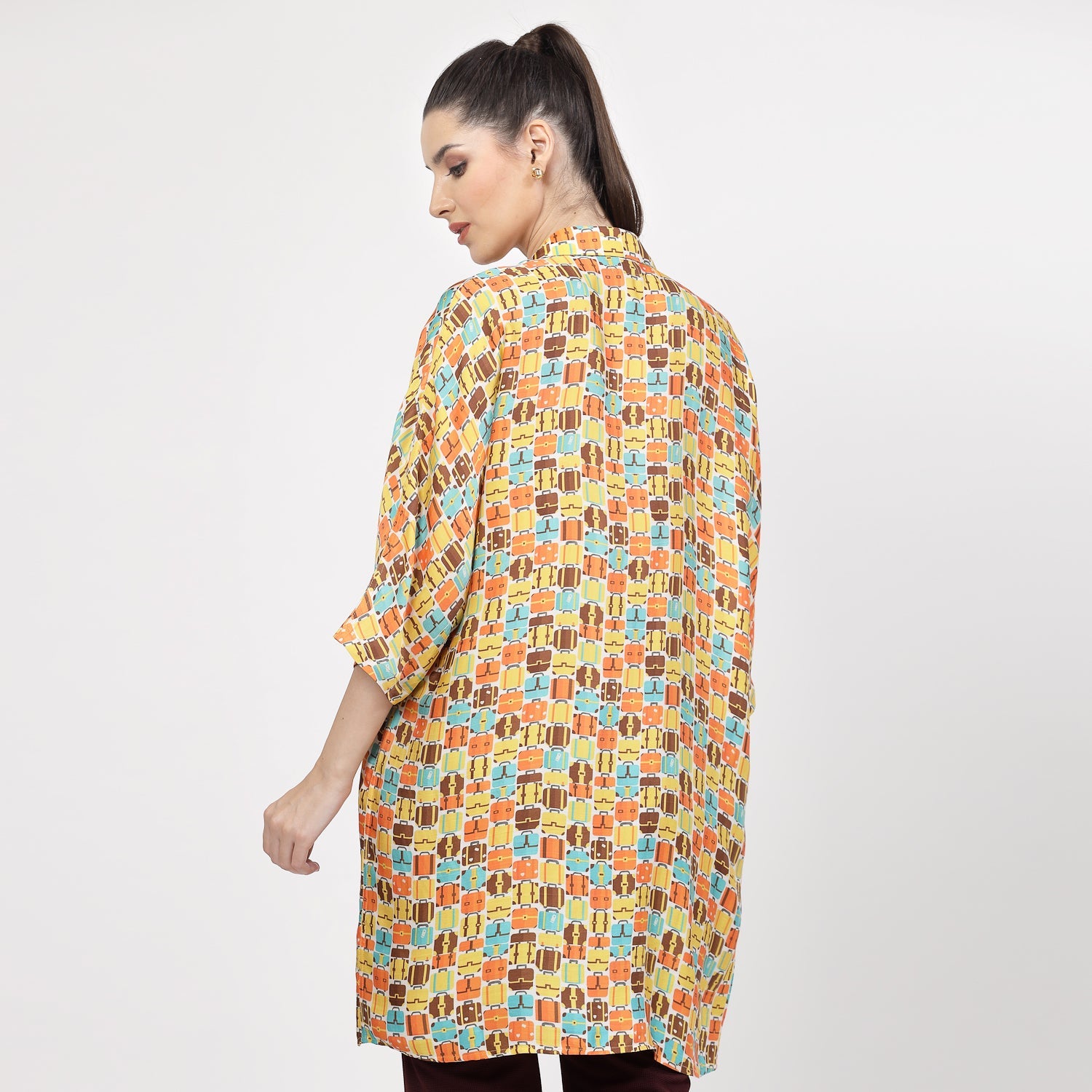 Buy Printed Long Shirt for Women-4