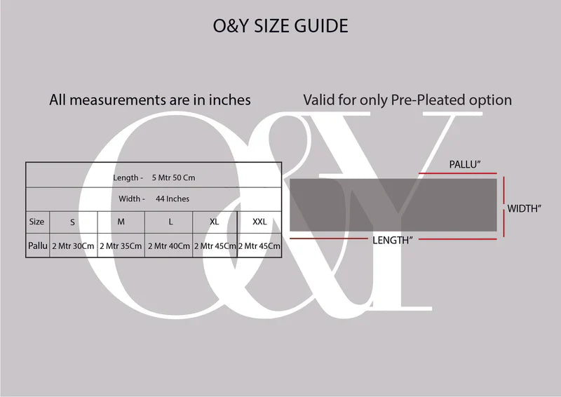 Off White Floral Embroidery Saree-7