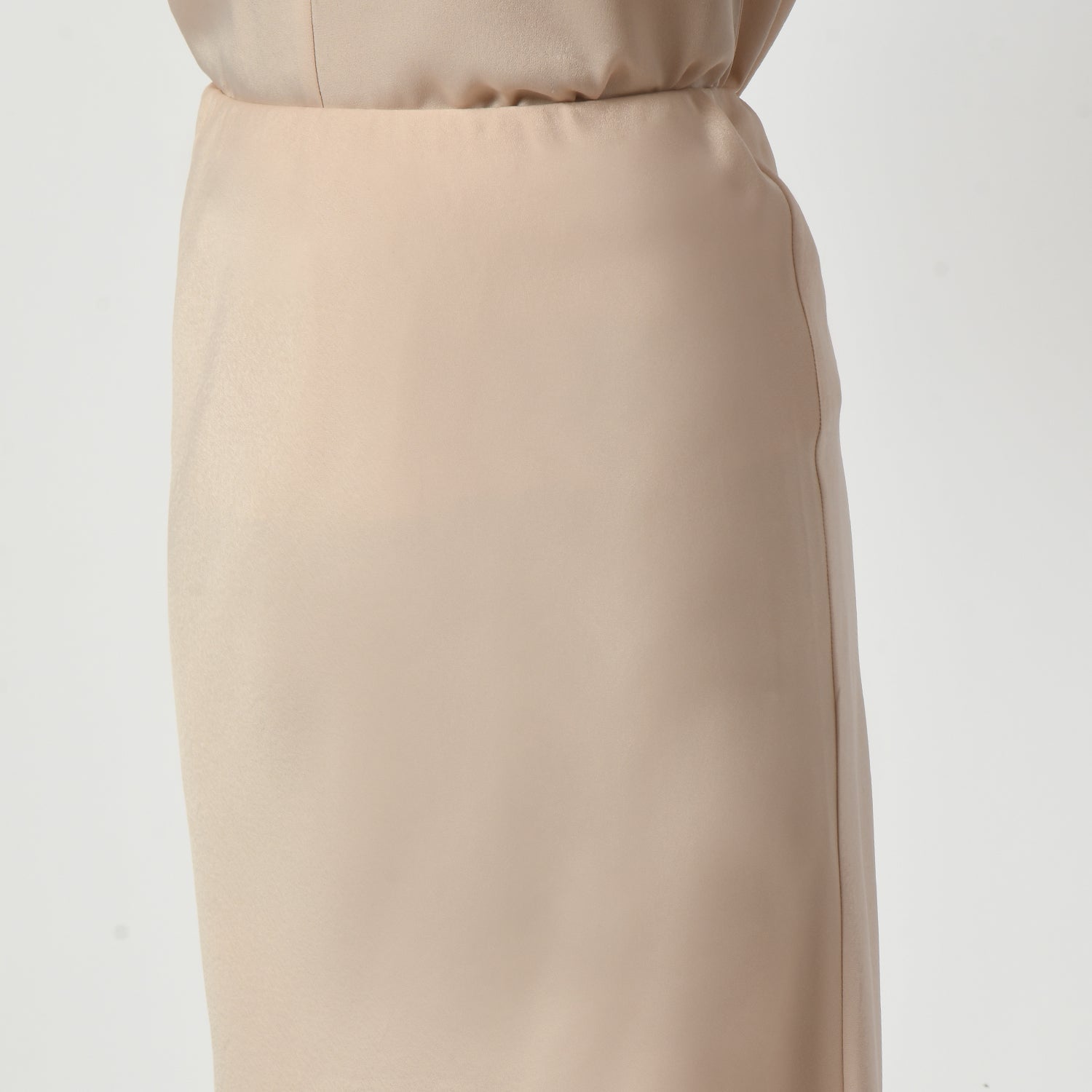 Off White Satin Bias Skirt, bias skirt, white skirt, satin bias skirt, off white skirt, formal frocks for work , office dresses for women, traditional office skirts , designer skirts for work