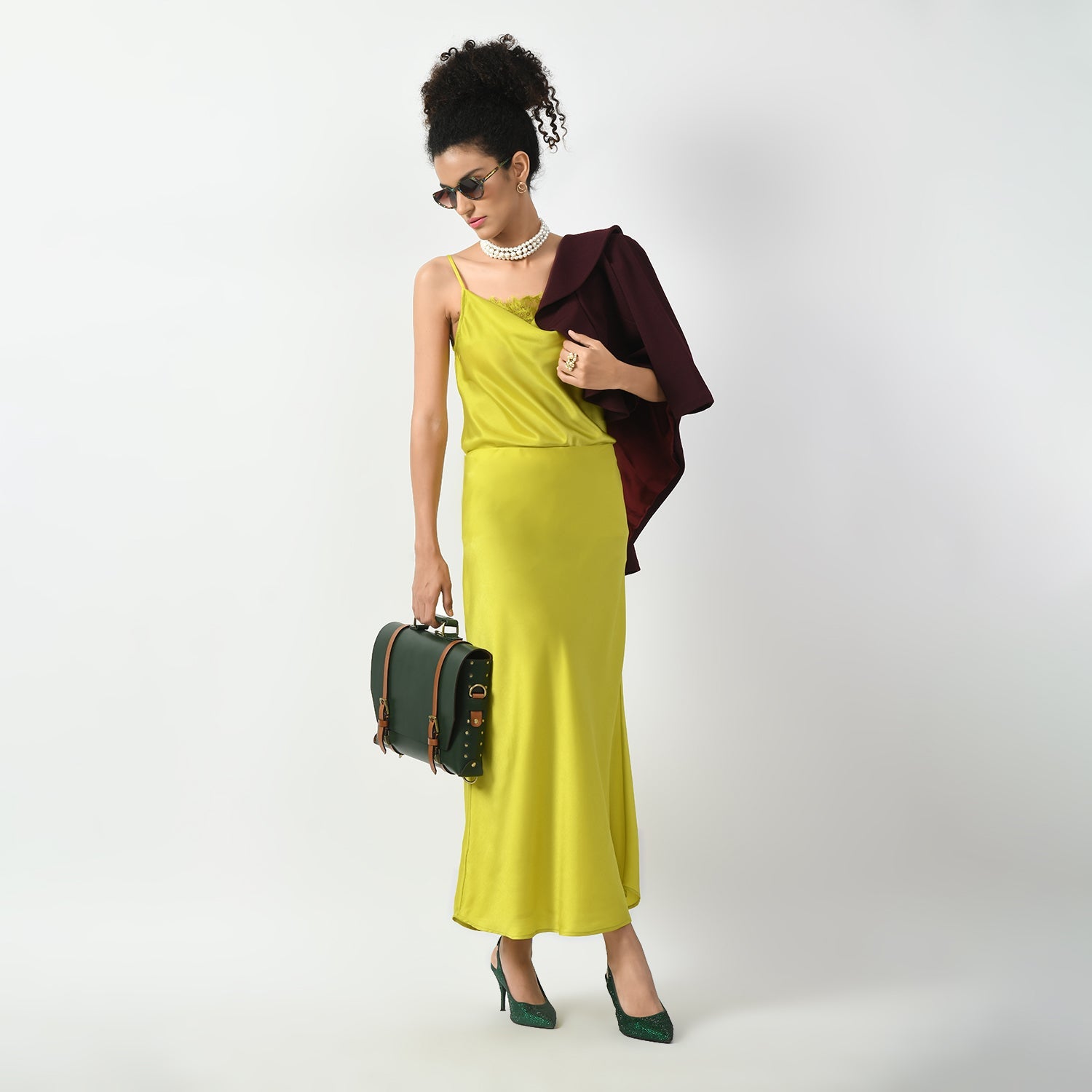 Olive Satin Bias Skirt, bias skirt, satin skirt, ovive colour skirt, formal frocks for work , office dresses for women, traditional office skirts , designer skirts for work, dress for women, stylish dress for women, one piece for women dress, office wear women,