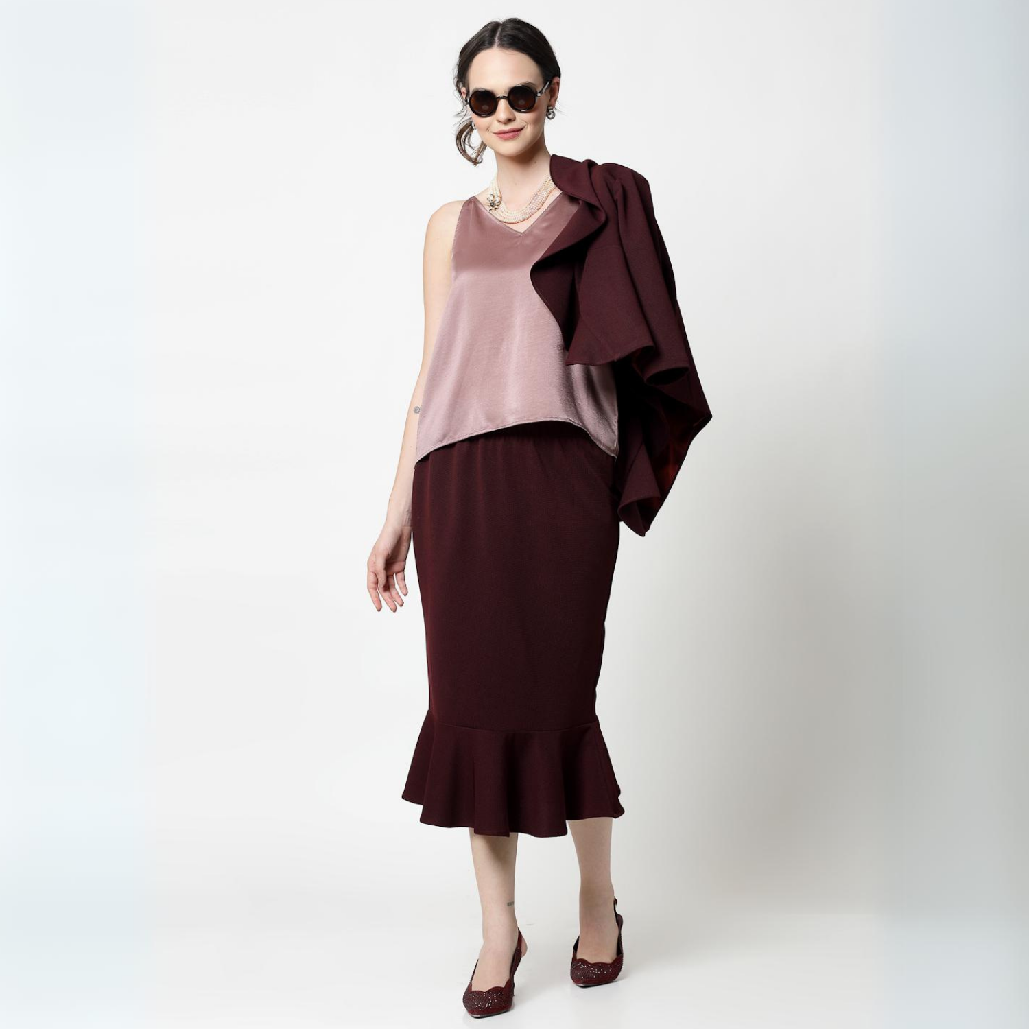 Pink Satin Spaghetti Top, formal tops for women
tops for women stylish
office dress for women
stylish tops for women
