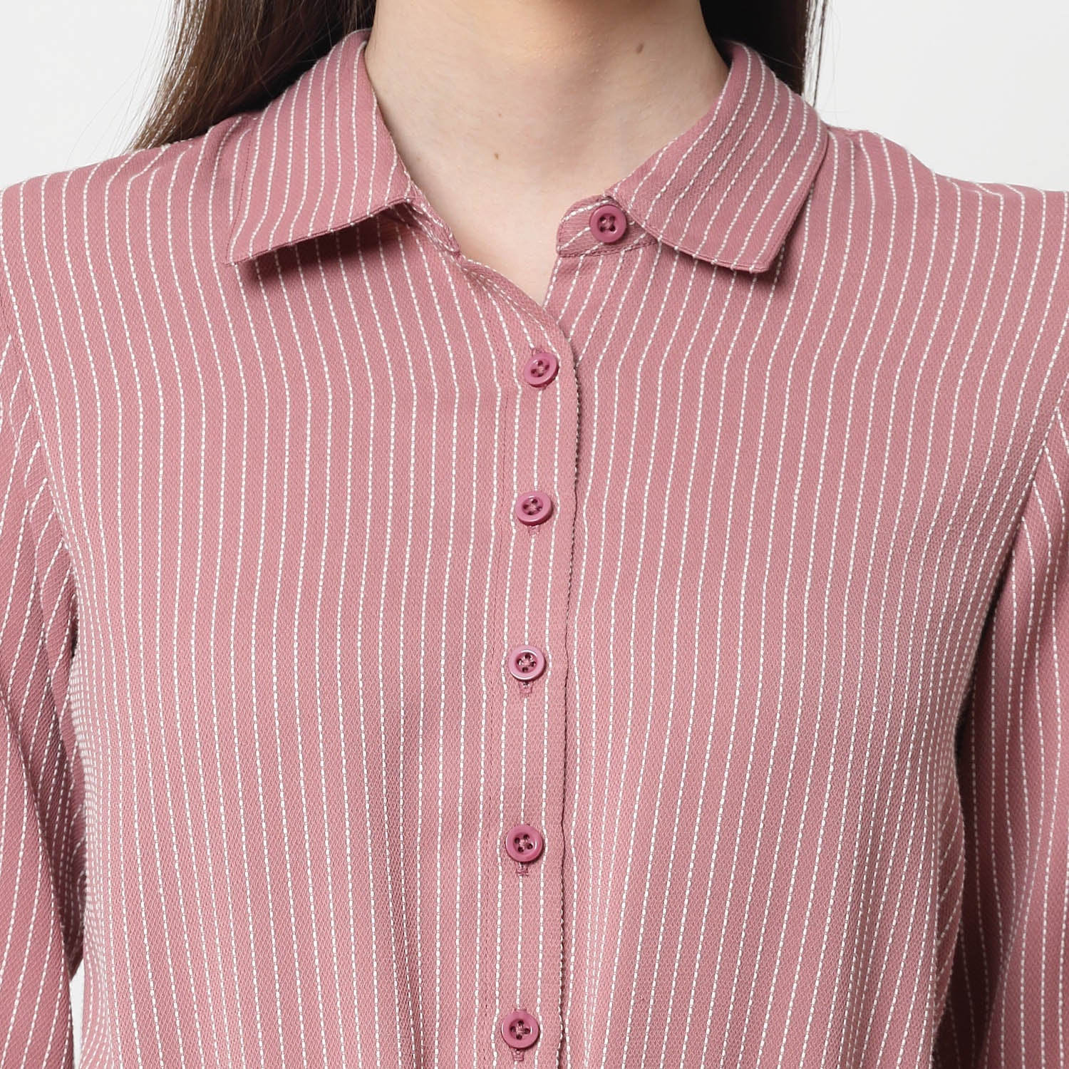 Buy Pink Shirt Tunic for Women -5