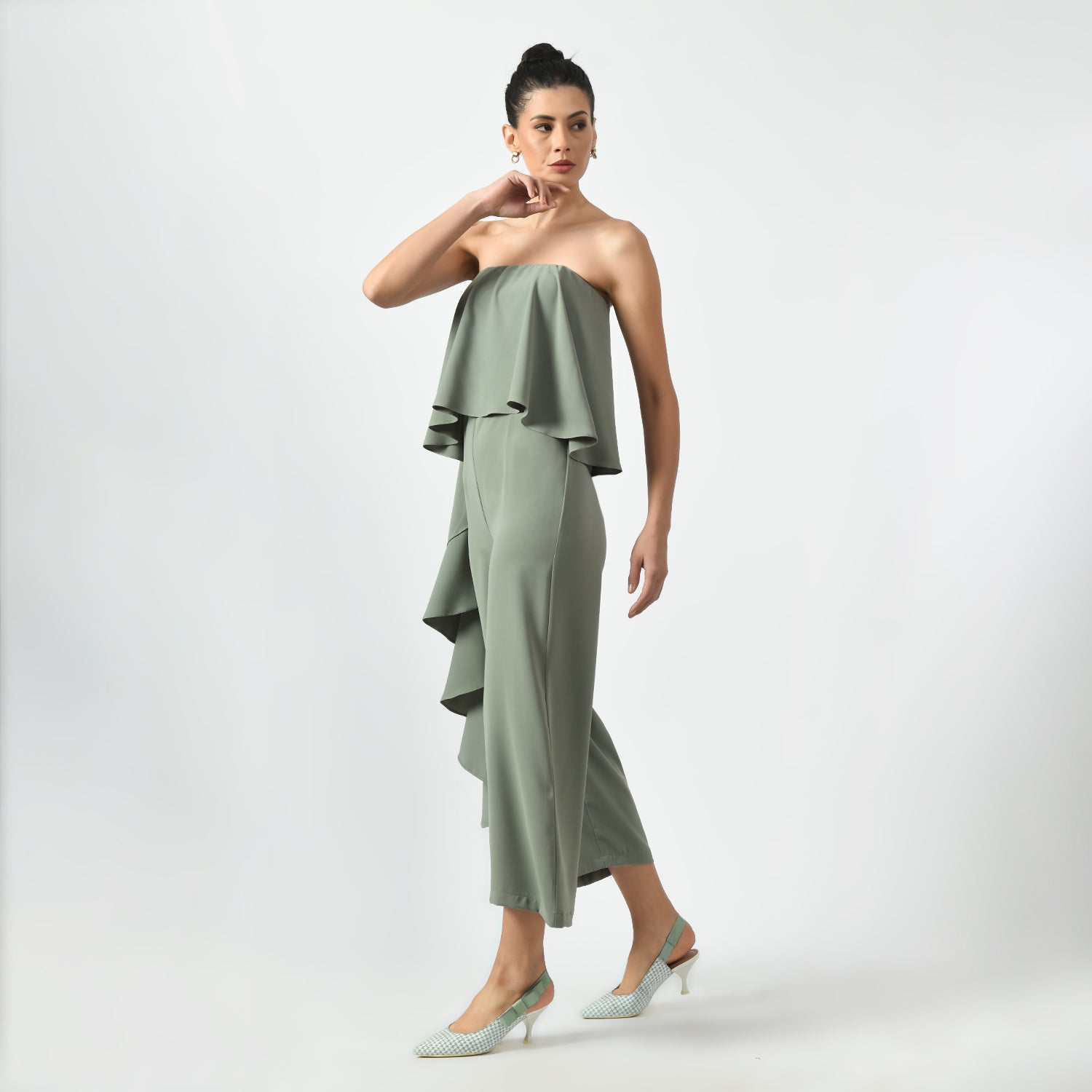 Dusty Green Jumpsuit