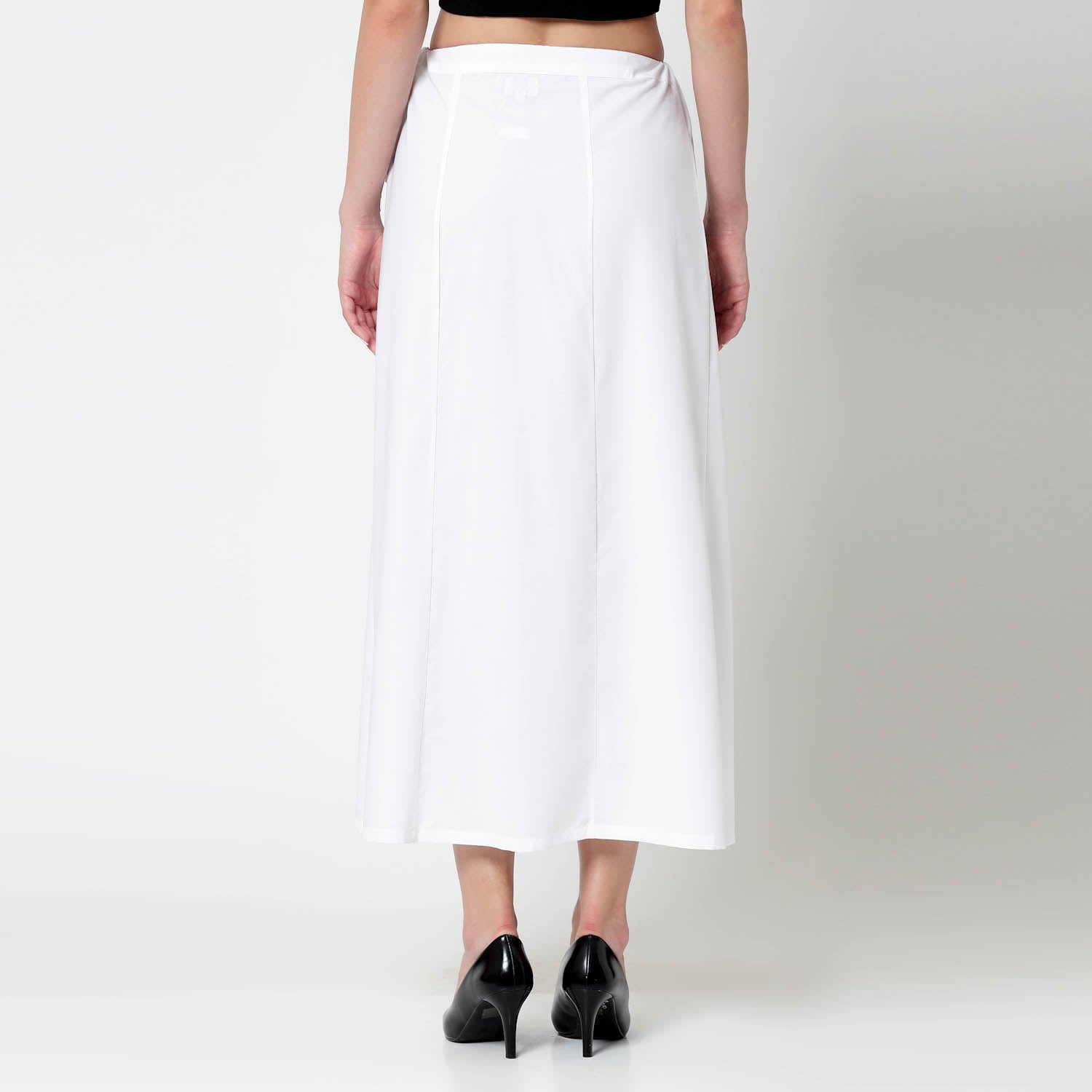 White Petticoat, Comfortable Petticoats for Sarees - Office Ready Essentials