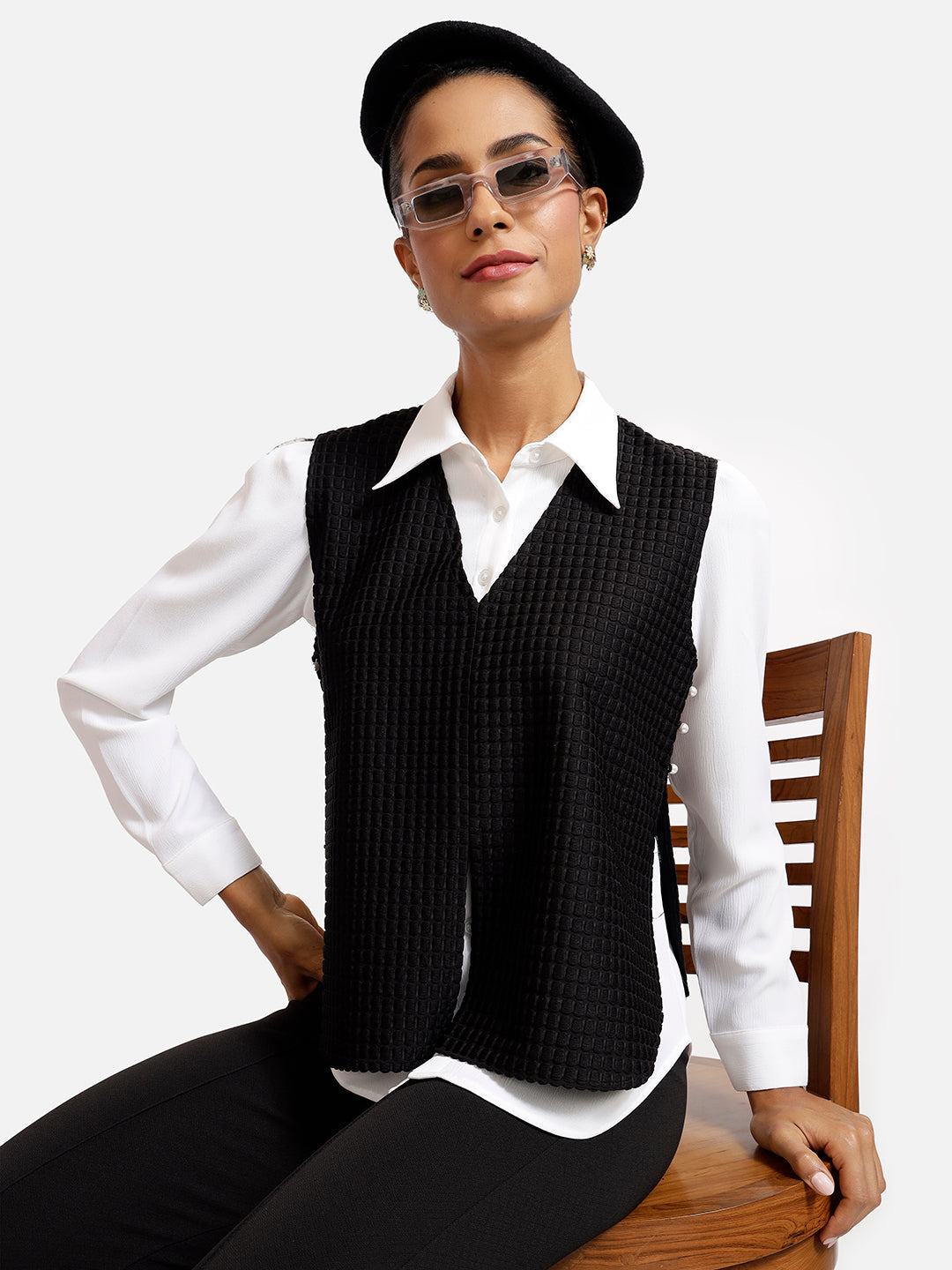 Office Wear White Shirt for Women