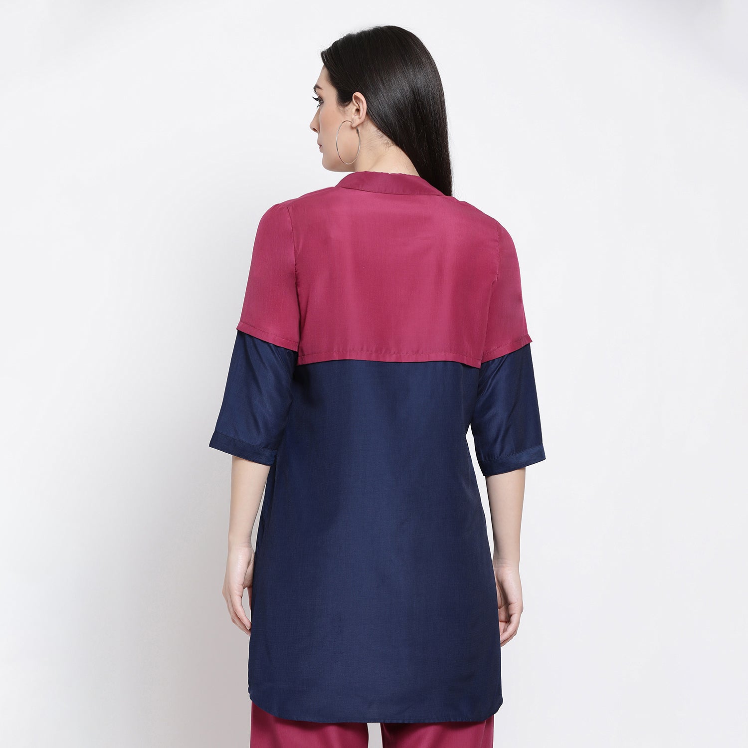 Buy Blue & Pink Tunic for Women-3