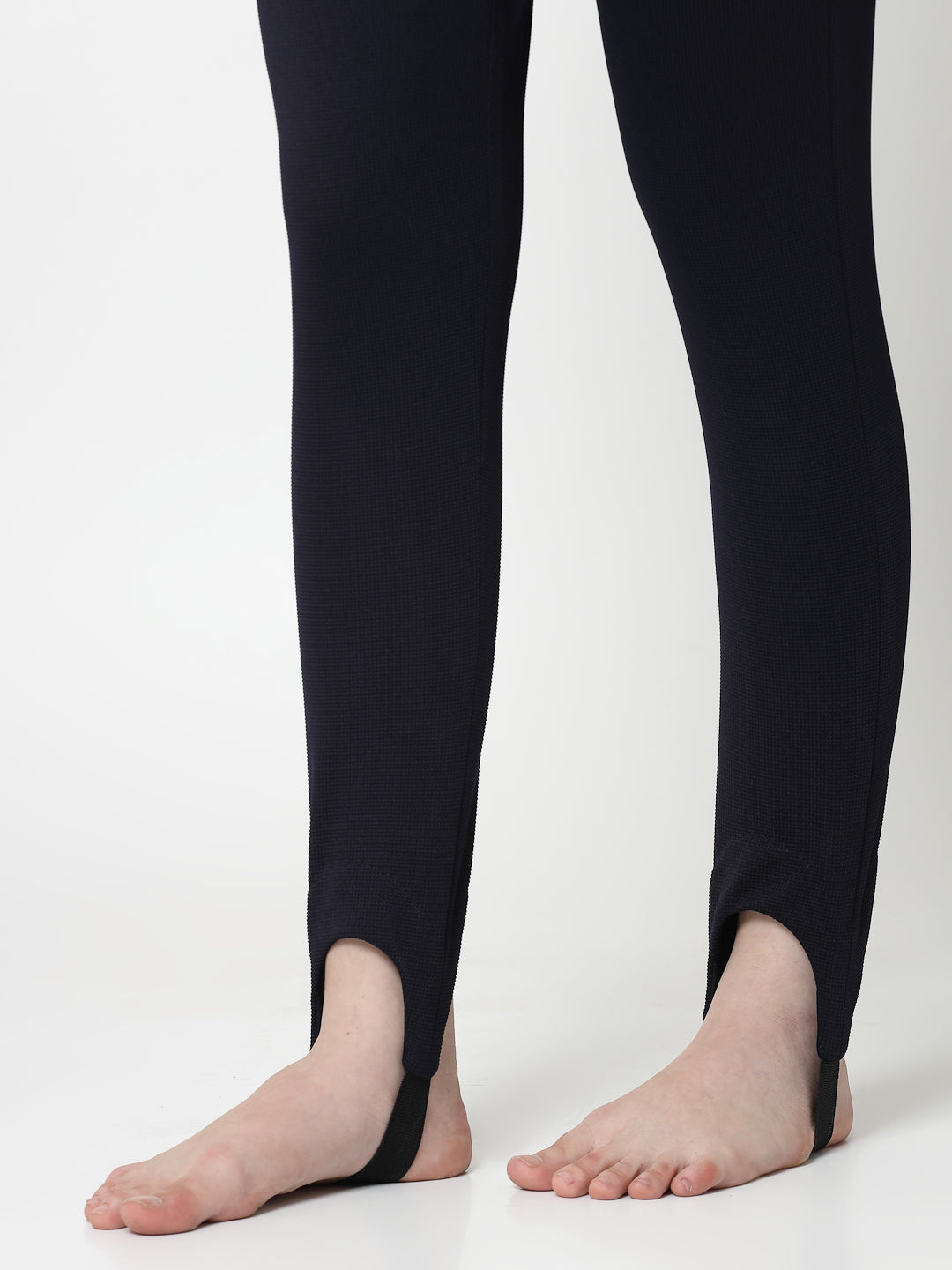 Blue Lycra Pant With Foot Straps, formal pants	
loose pants for women	