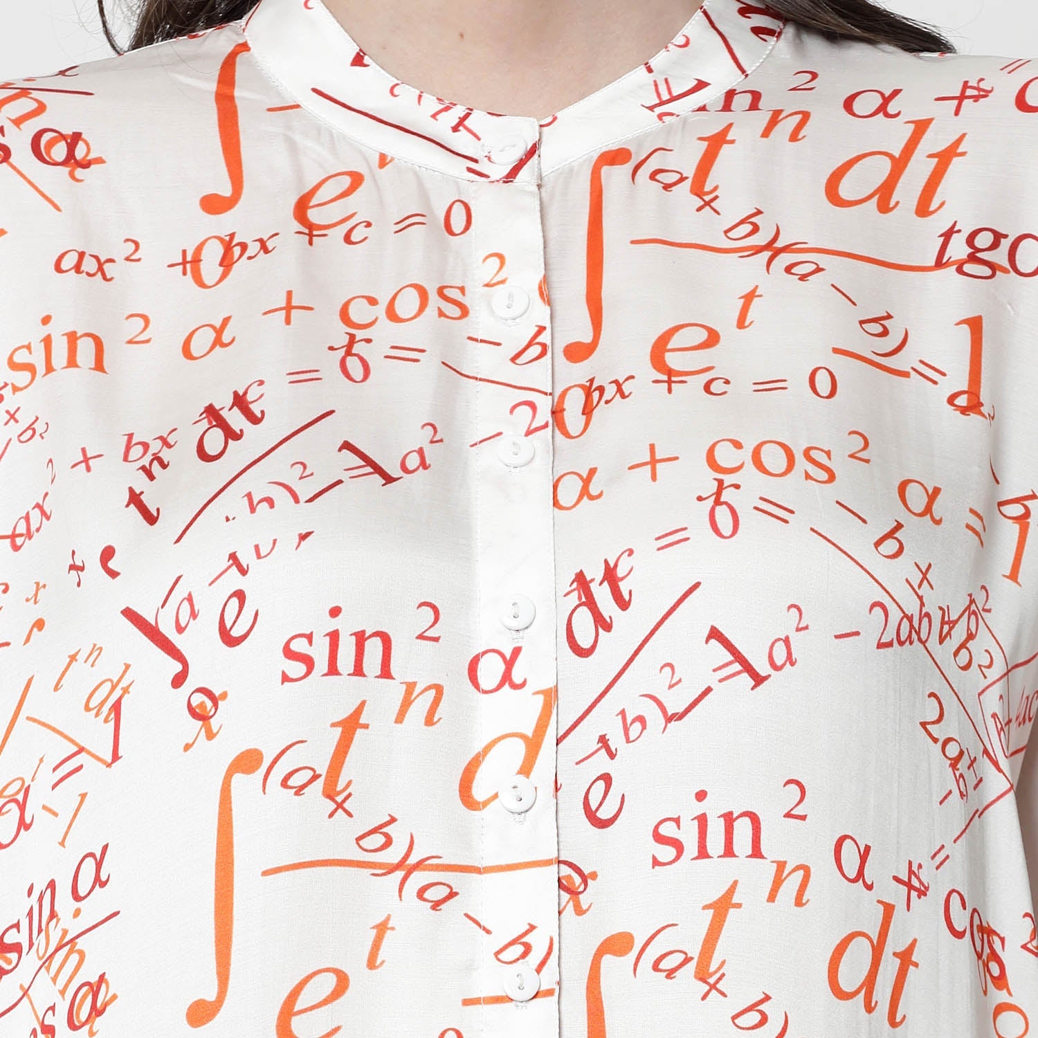 Face Print Long Shirt,womens formal shirts	
cotton shirts for women	
Ofiice shirts for women	