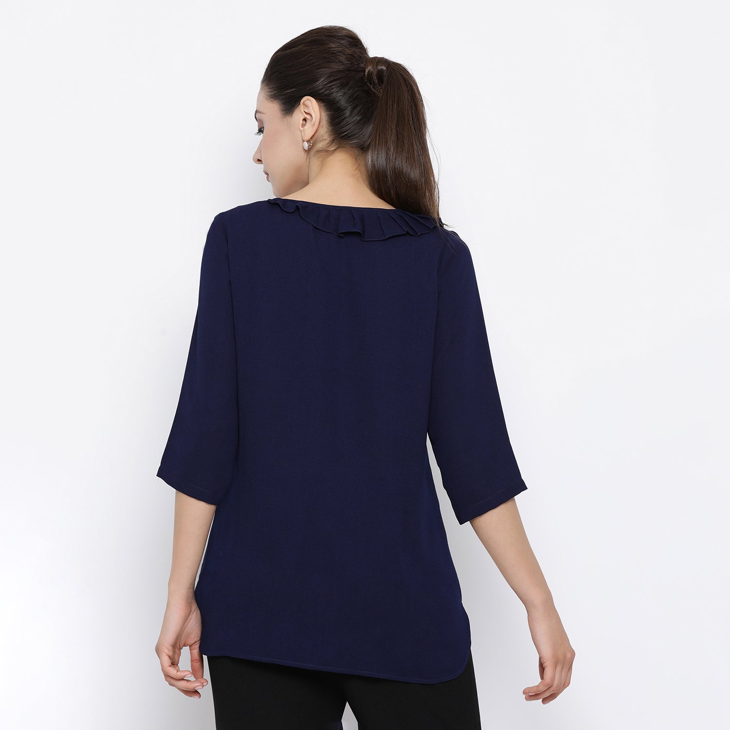 Buy Blue Top for Women Office Wear-2
