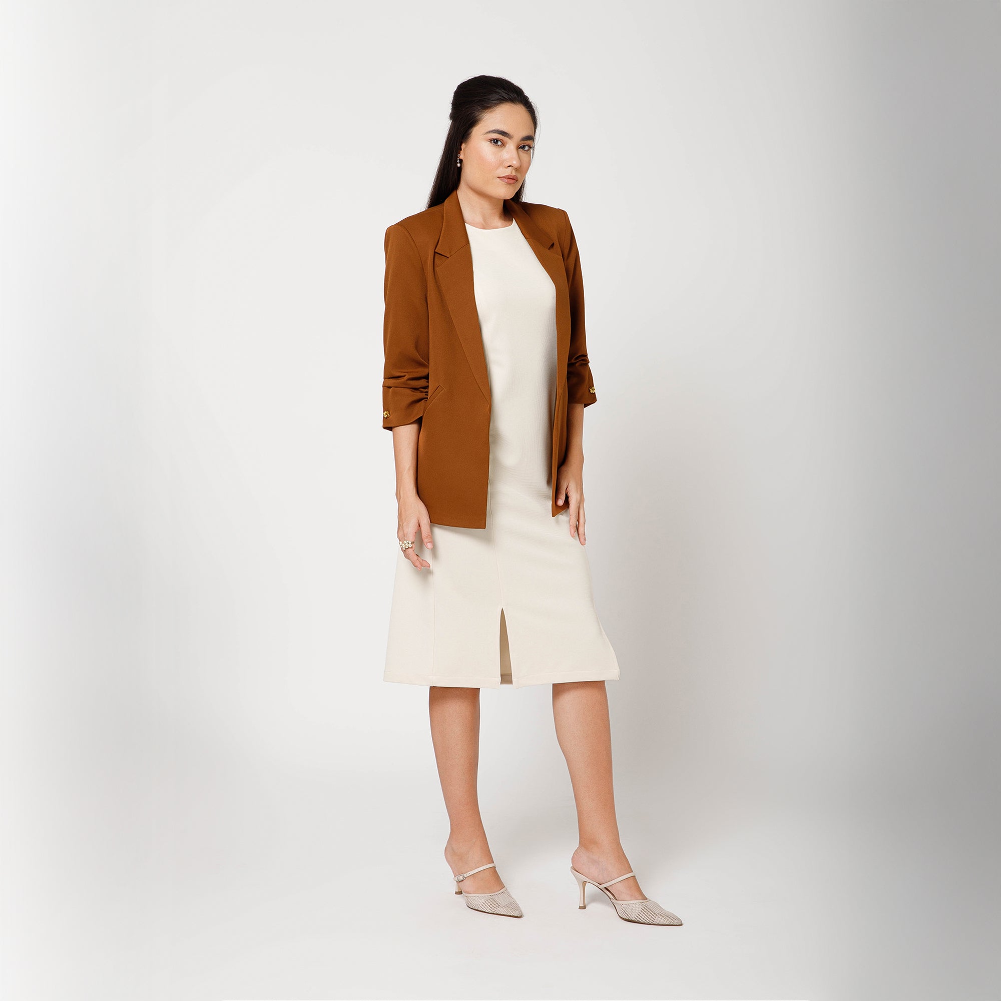 Brown Jacket With Cufflinks