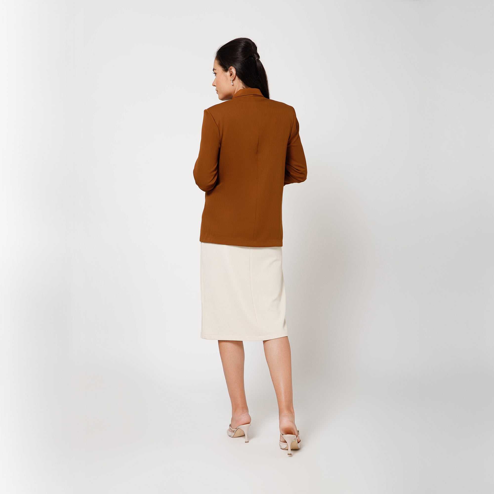 Brown Jacket With Cufflinks