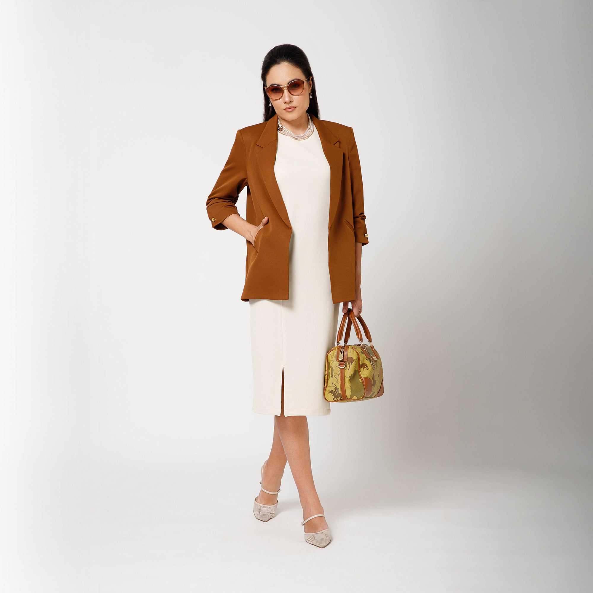 Brown Jacket With Cufflinks