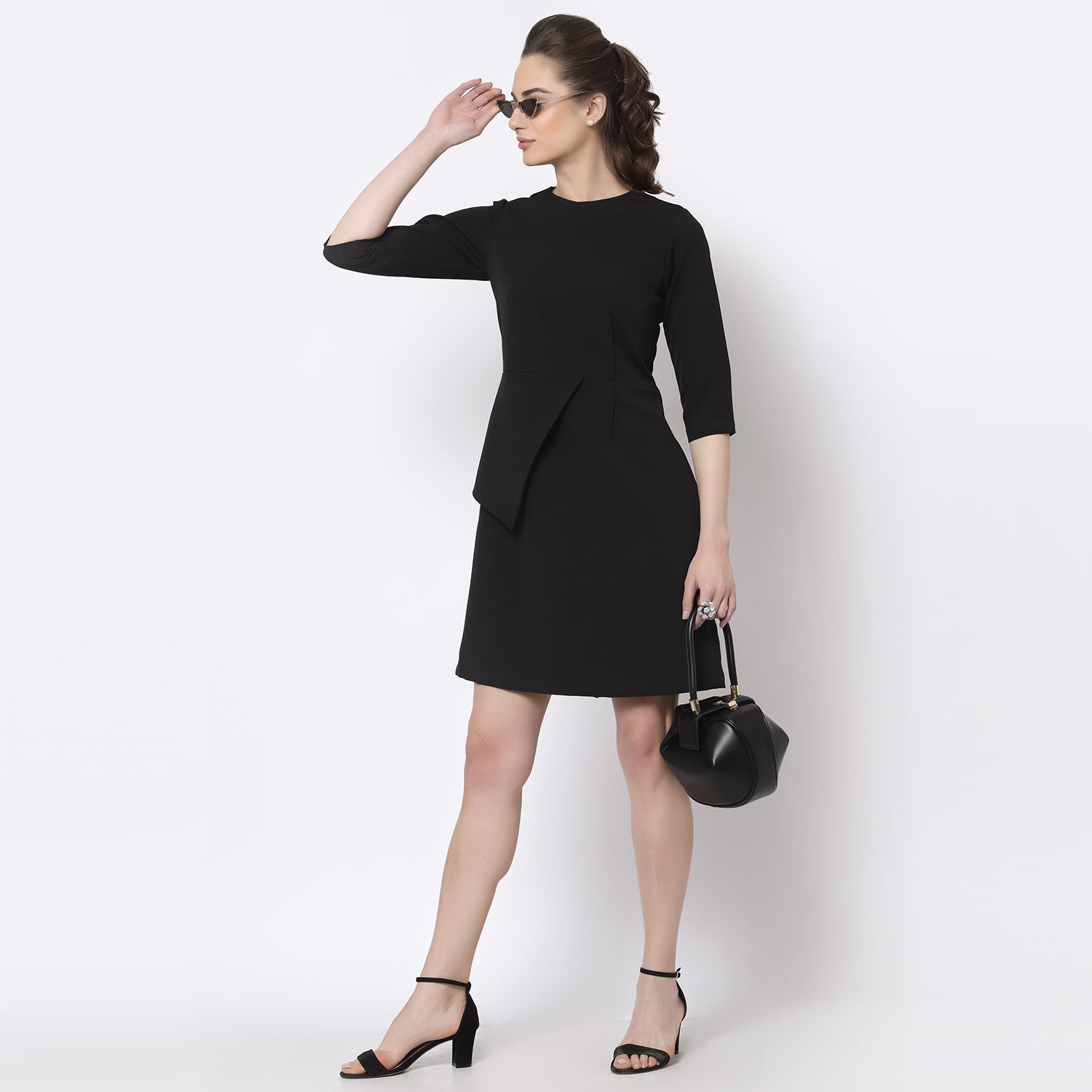 Buy Black Dart Dresses for Women Office Wear 