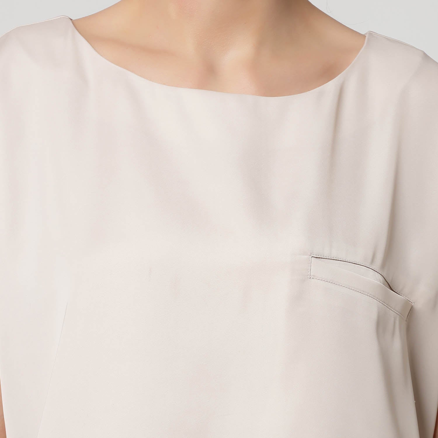 Off White Top With Quilting & Pocket, formal tops for women	
tops for women stylish	
office dress for women	
stylish tops for women	