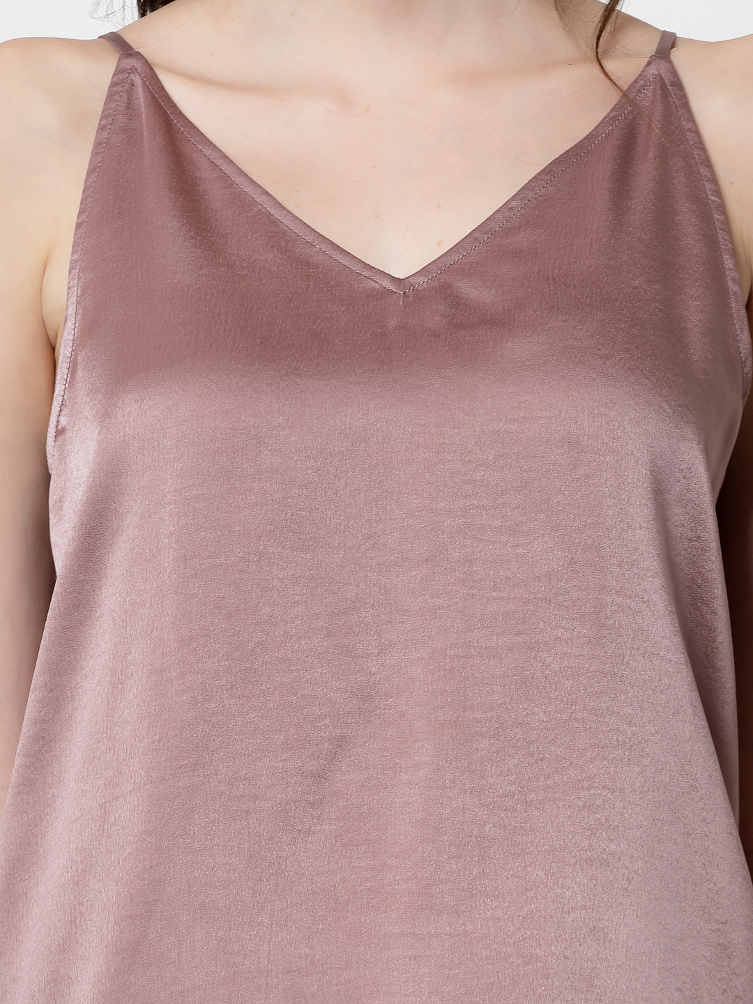 Pink Satin Spaghetti Top, formal tops for women	
tops for women stylish	
office dress for women	
stylish tops for women	