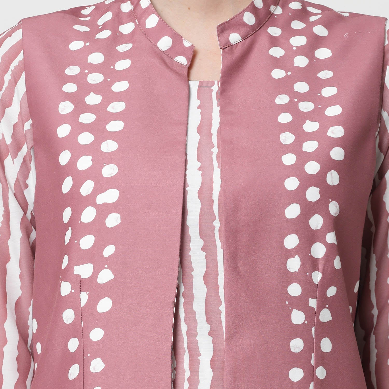 Reversible Pink Polka Jacket, Smart Jackets for Professionals, stylish casual jackets in india, formal jacket, womens black formal jacket	
	
	
	