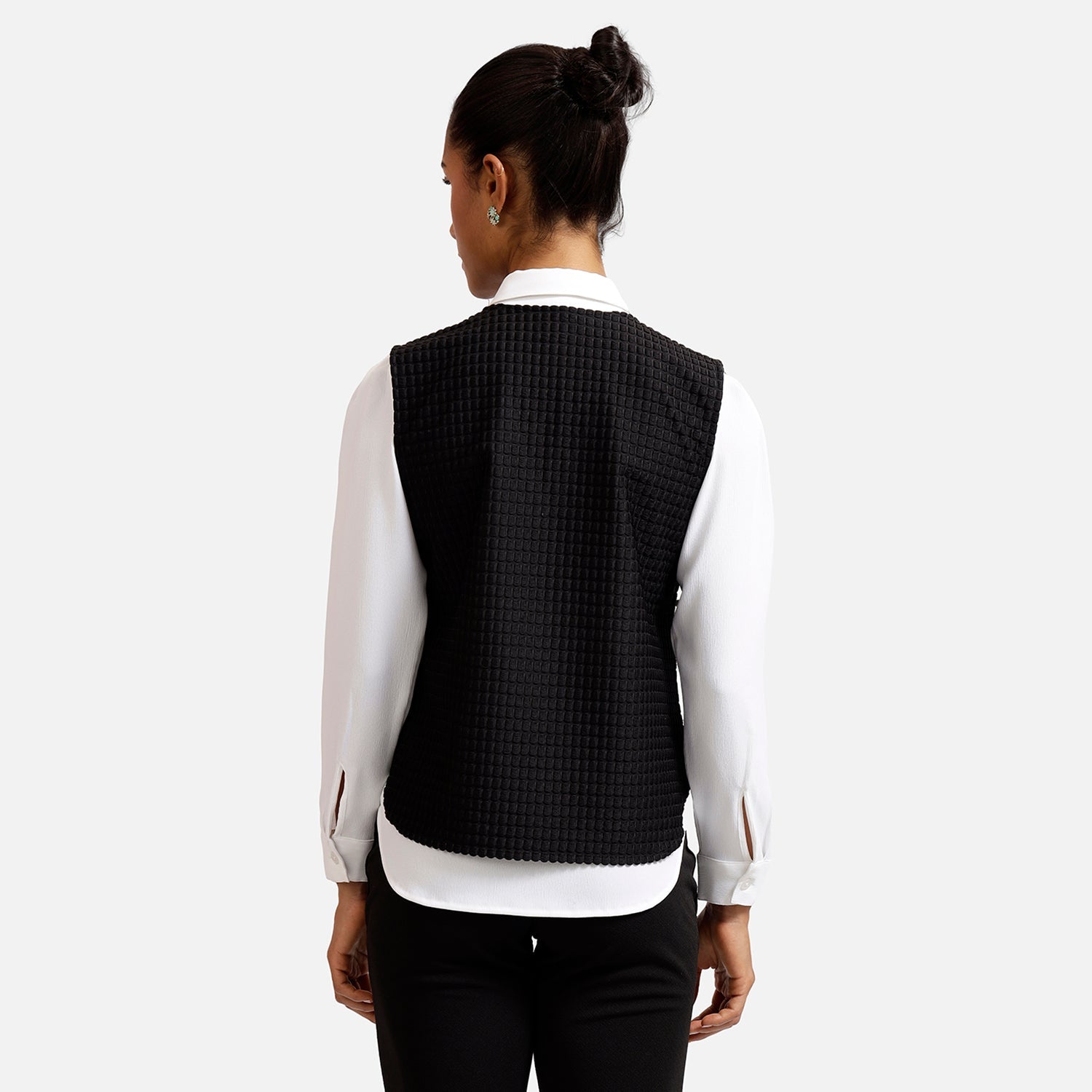 Office Wear White Shirt for Women-4