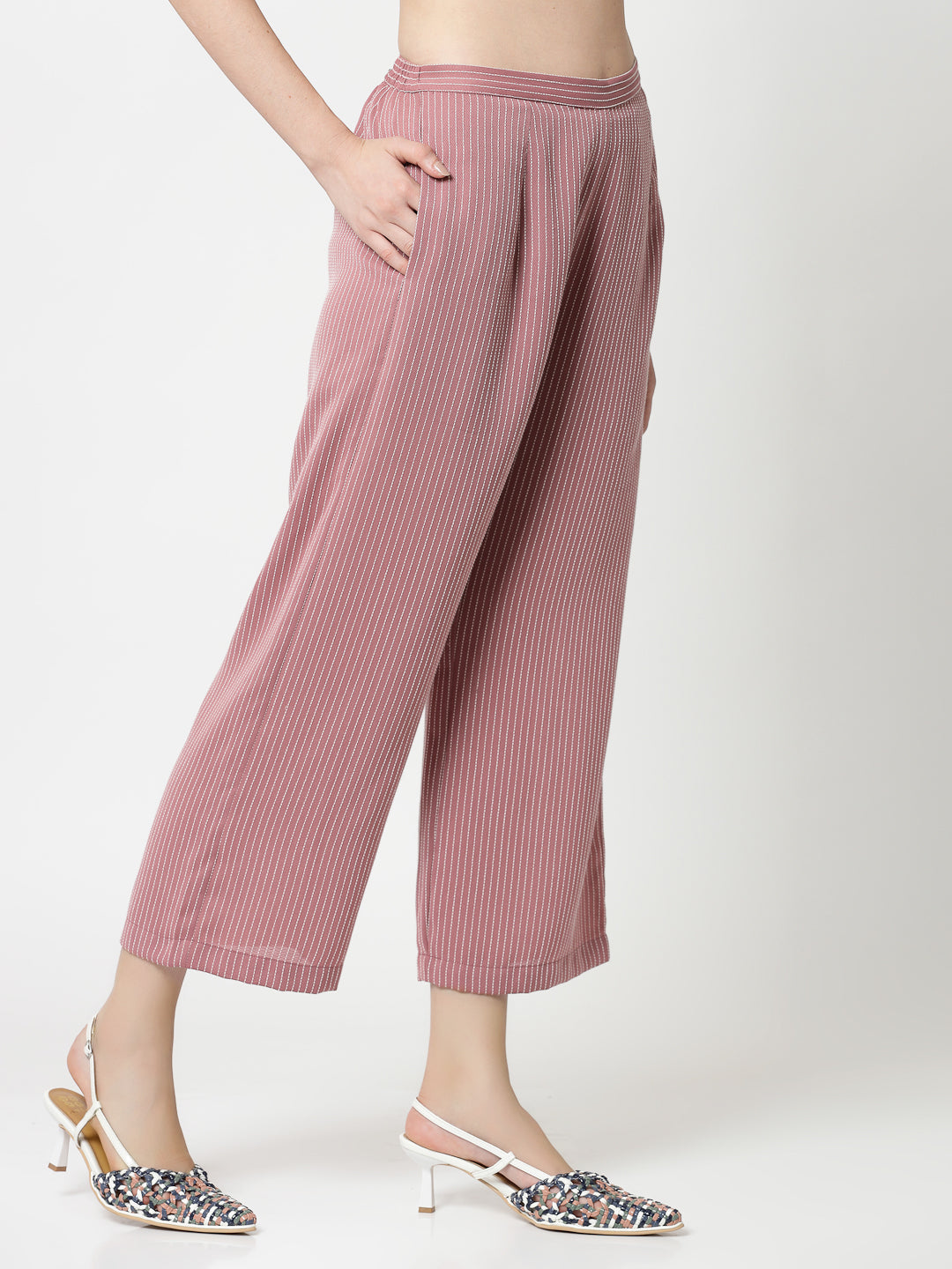 Buy Pink Plazzo for Women's 